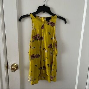 ALC Yellow Floral Silk Top 4